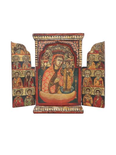 Icoană chivot, Născătoarea de Dumnezeu cu Pruncul, secolul al XIX-lea