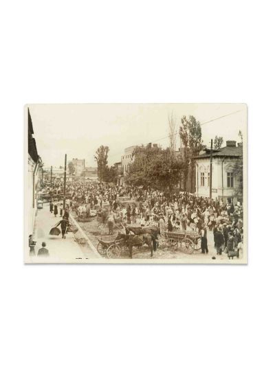 Bâlciul din Vitan, două fotografii de epocă, din colecția ing. Silviu Dragomir 