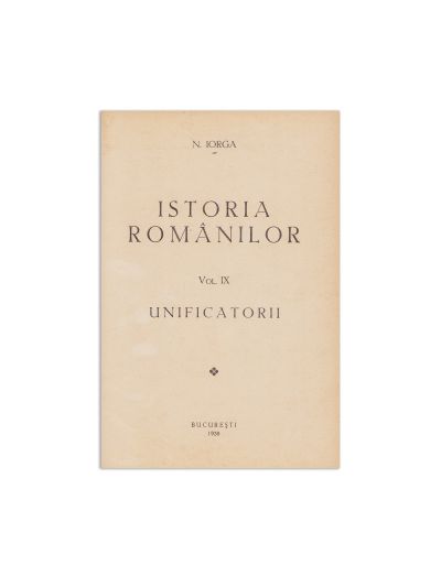 Nicolae Iorga, Istoria Românilor, 10 volume, 1936 - 1939 