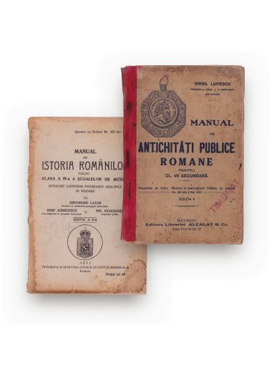 Manual de antichități publice romane + Manual de istoria românilor, 1931
