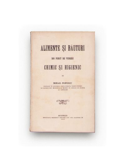 Mihail Popescu, Alimente și băuturi din punct de vedere chimic și igienic, 1906