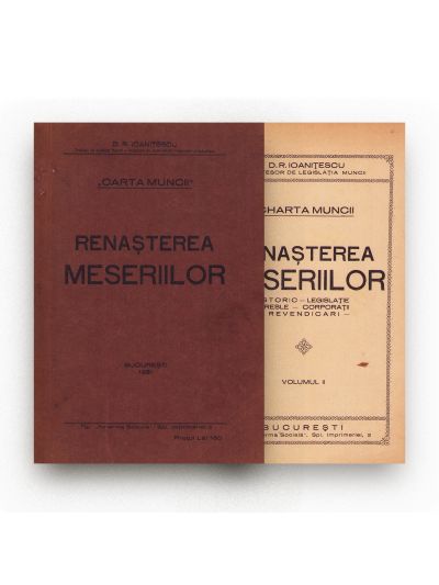 D. R. Ioanițescu, Renașterea meseriilor, 1931