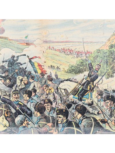 Publicația „Vulturul”, 22 octombrie 1906 - Asaltul vitejilor dorobanți asupra redutei Vidin din preajma cetății Rahovei, 1877