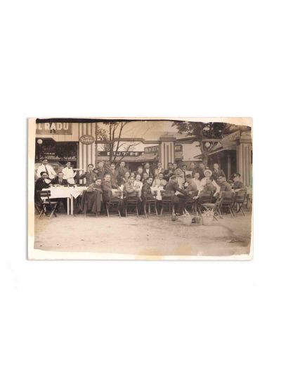 Absolvirea Școlii de Aplicație, fotografie tip carte poștală, 1936