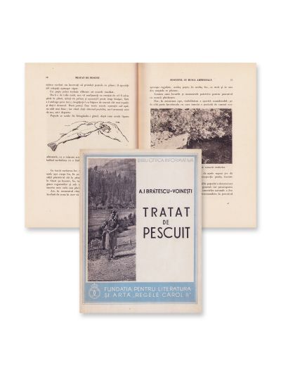 A. I. Brătescu-Voinești, Tratat de pescuit, 1938, exemplar bibliofil