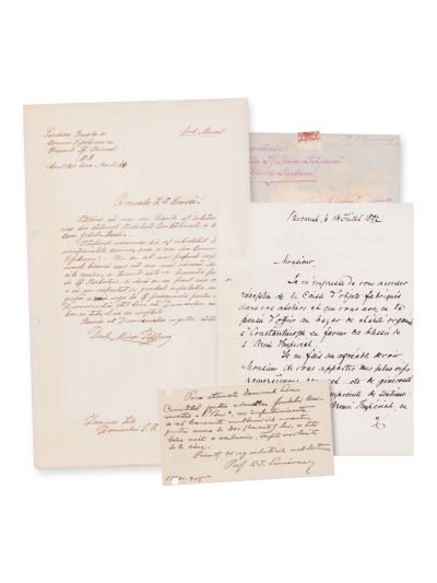 Ioan I. V. Socec, 4 corespondențe de mulțumire, 1897-1908