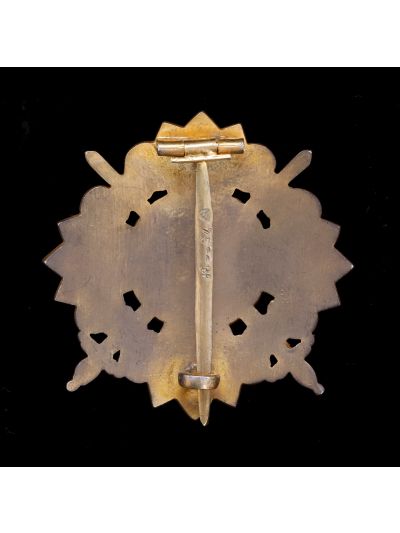 Insignă de 7 ani „Regimentul 9 Călărași - Regina Mărioara”, 1938