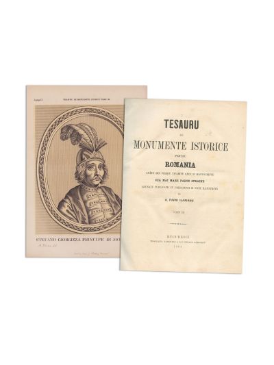 A. Papiu Ilarian, Tezaurul de Monumente Istorice pentru România, Tomul III, 1864