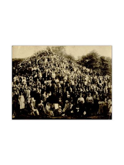 Adunare populară, fotografie de epocă 