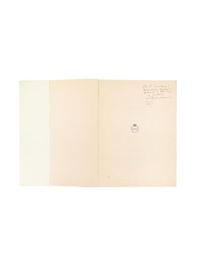 Al. Tzigara-Samurcaș, Fundația Universitară Carol I, 1933, cu dedicație