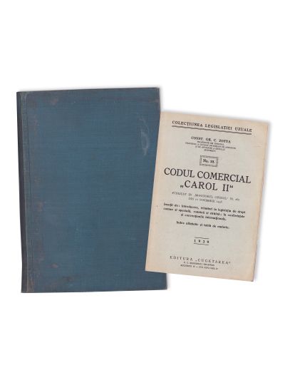 Codul comercial „Carol II”, 1939 + Codul comercial din Transilvania, 1925 