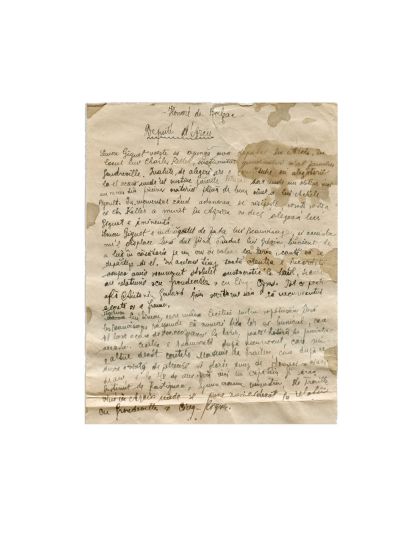 Mircea Eliade, rezumat al romanului Le Deputé d'Arcis de Honoré de Balzac, manuscris