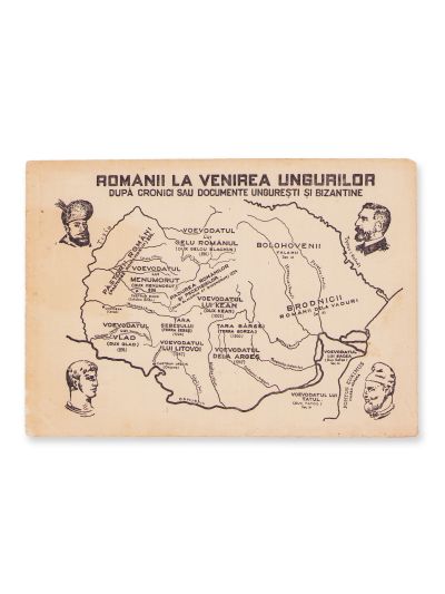 Românii la venirea ungurilor după cronici sau documente ungurești și bizantine, carte poștală