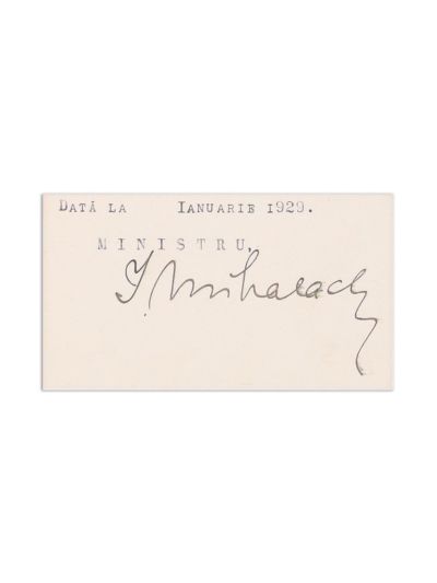 Ion Mihalache, fotografie de presă și semnătură olografă