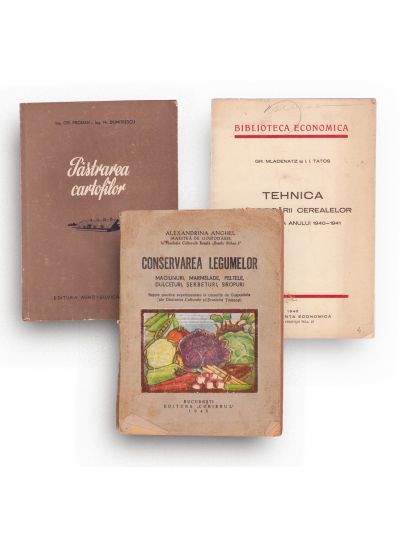 Conservarea legumelor + Păstrarea cartofilor + Tehnica valorificării cerealelor, 1940-1956