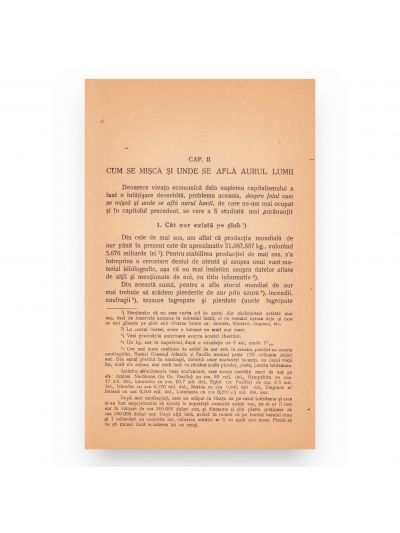 Producția și comerțul cu aur și argint, 1938 + Aurul Ardealului în prada avarică a lui Carol cel Mare