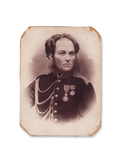 Medicul Carol Davila, fotografie de epocă de mari dimensiuni