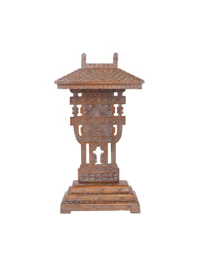 Troiță de mici dimensiuni cu fotografia reginei Maria a României