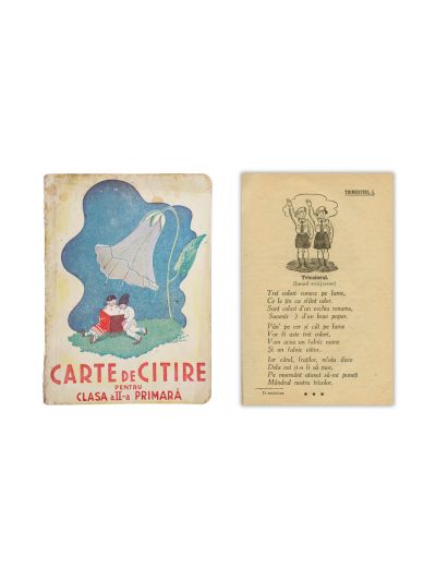 Carte de citire pentru clasa a II-a primară, 1938 - „Trei culori cunosc pe lume”