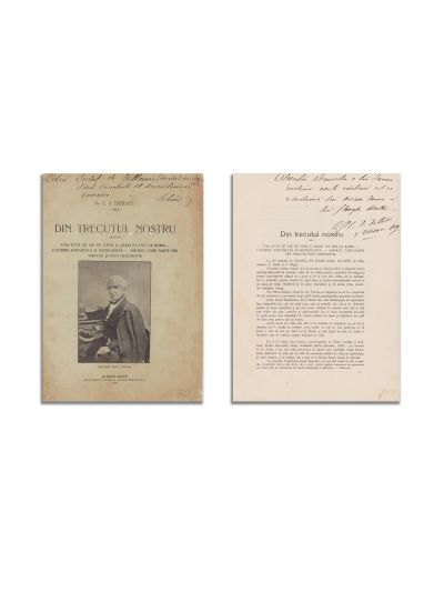 C. I. Istrati, Din trecutul nostru, 1909, cu dedicație