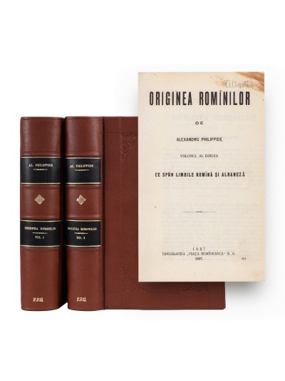 Alexandru Philippide, Originea românilor, 1923-1927, două volume