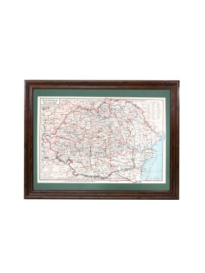 Harta României Mari, atelier Kraft a Drotleff, Sibiu