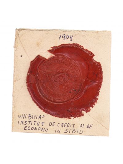 Colecție de 5 amprente sigilare ale unor instituții administrative din Sibiu