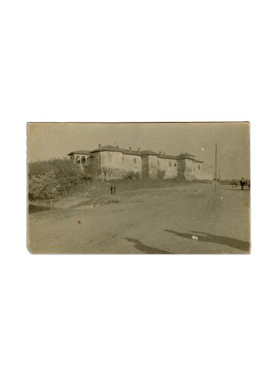 Ing. Ion D. Ghica, Mănăstirea Comana, fotografie de epocă, 1936