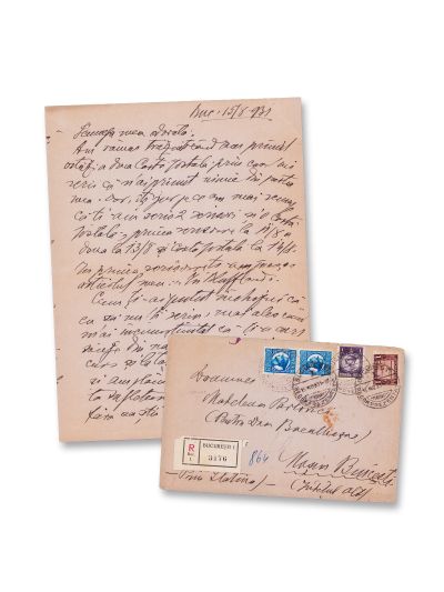 Constantin Bacalbașa, amplă scrisoare de dragoste expediată soției, 15 august 1931 