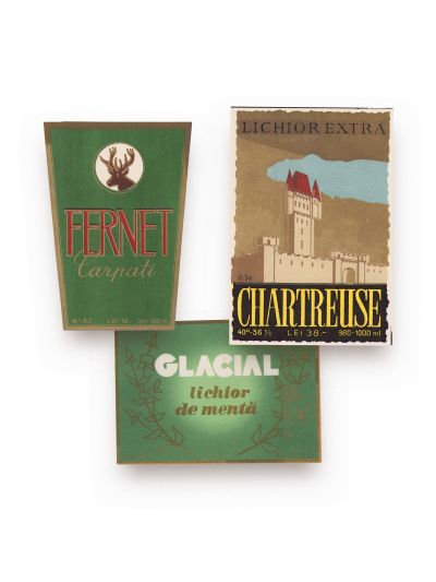 Lichior Glacial, Fernet Carpați și Lichior Chartreuse, trei etichete de băutură