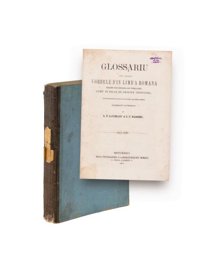 A. T. Laurian, I. C. Massimu, Glossariu, 1871 