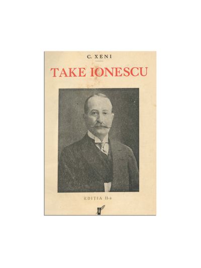 Constantin Xeni, Take Ionescu, 1937, cu dedicație pentru H. Friedman
