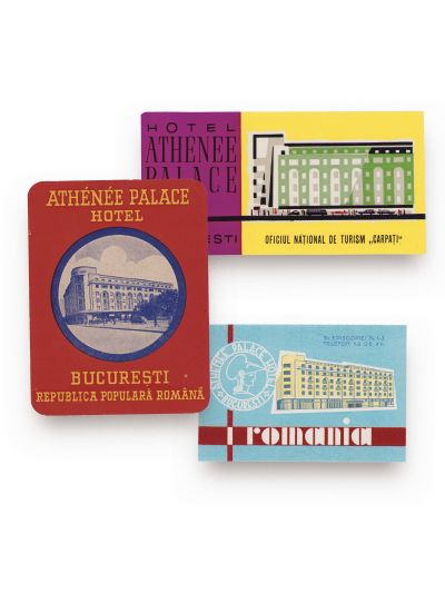 Athénée Palace, trei reclame 