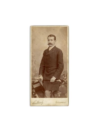 Take Ionescu, scrisoare pentru Dimitrie Greceanu, 1902 + fotografie de cabinet, atelier Franz Mandy, cca. 1891 