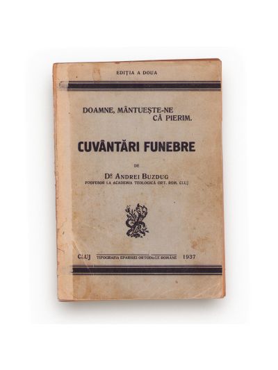 Dr. Andrei Buzdug, Cuvântări funebre, 1937