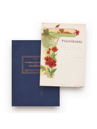 20 de formulare de lux pentru telegrame, cca. 1930-1940