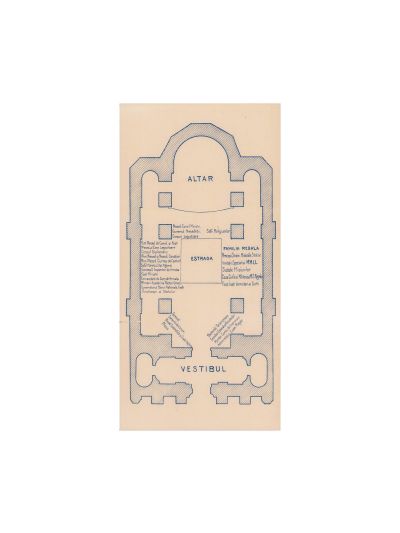 Planul Catedralei din Alba-Iulia, 1922