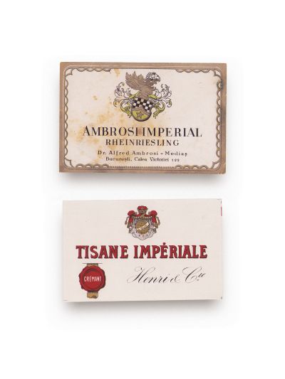 Tisane Impériale + Ambrosi Imperial Rheinriesling, două etichete