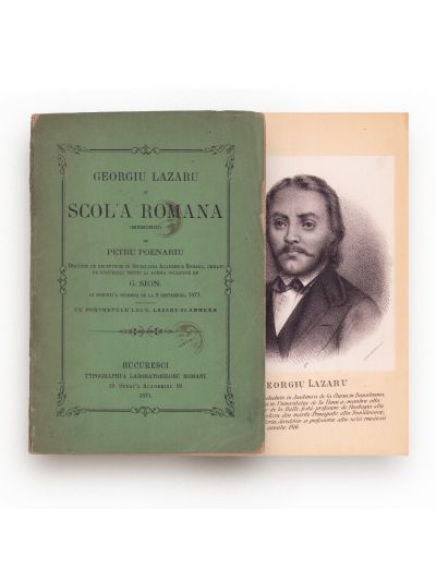 Gheorghe Lazăr și Școala Română. Memoriu de Petru Poenaru  și discurs de G. Sion, 1871