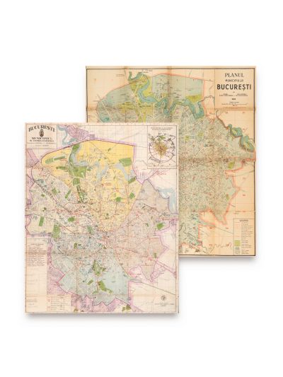 Planul general al Municipiului București, 1938 + Planul Municipiului București pe anul 1945 