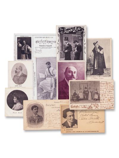 Personalități culturale, 10 cărți poștale fotografice