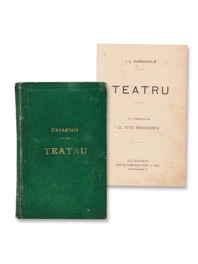 I. L. Caragiale, Teatru, [1889], prima ediție 