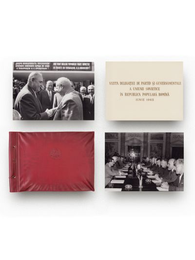 Vizita Delegației de Partid și Guvernamentale a Uniunii Sovietice în Republica Populară Română, iunie 1962, album fotografic