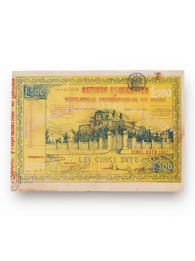 Sindicatul Proprietarilor din Buzău, acțiune nominativă, 1922