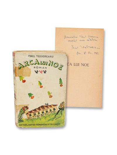 Ionel Teodoreanu, Arca lui Noe, 1936, cu dedicație olografă