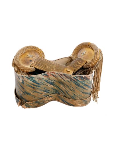 Epoleți de sublocotenent, perioada 1877-1910, în cutia de epocă