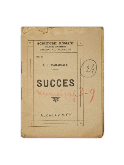 Publicația „Scriitori români” cu articolul „Succes” de I. L. Caragiale