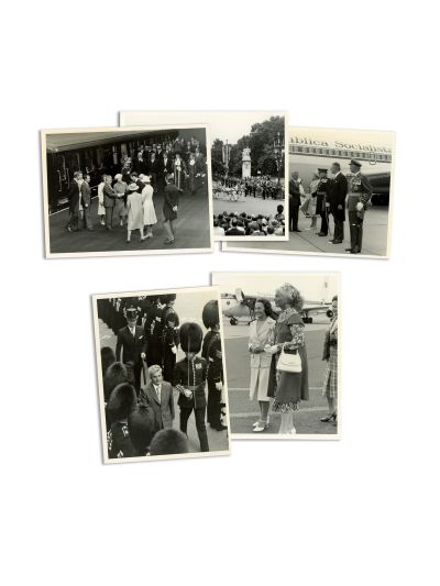 Vizita de stat efectuată de soții Ceaușescu în Marea Britanie, cinci fotografii de epocă