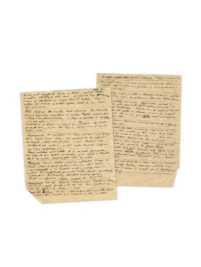 Mircea Eliade, Însemnări despre lumea și cultura elenă, manuscris de 3 pagini