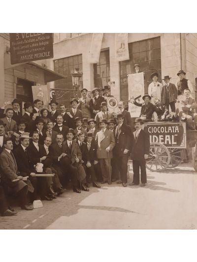 Fabrica de ciocolata „Ideal”, fotografie de mari dimensiuni, atelier W. Oppelt